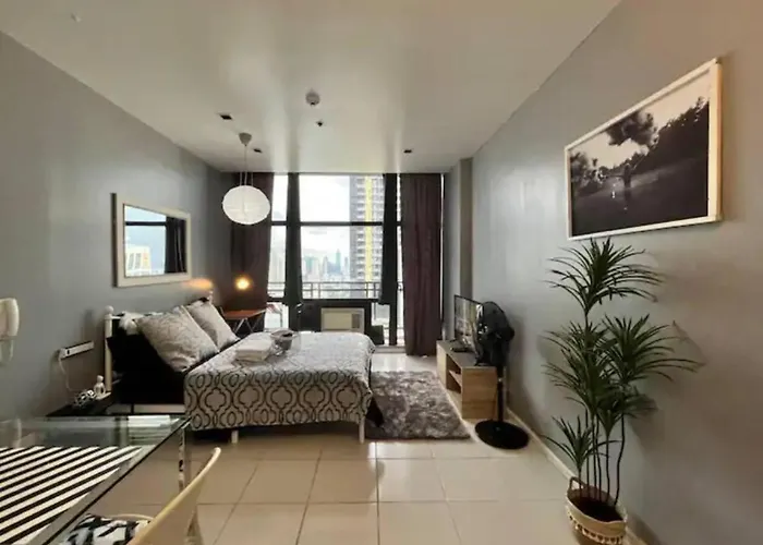 Apartamento Makati - Sleeps 2 - Pool - Cinema - Gym - Garden Manila